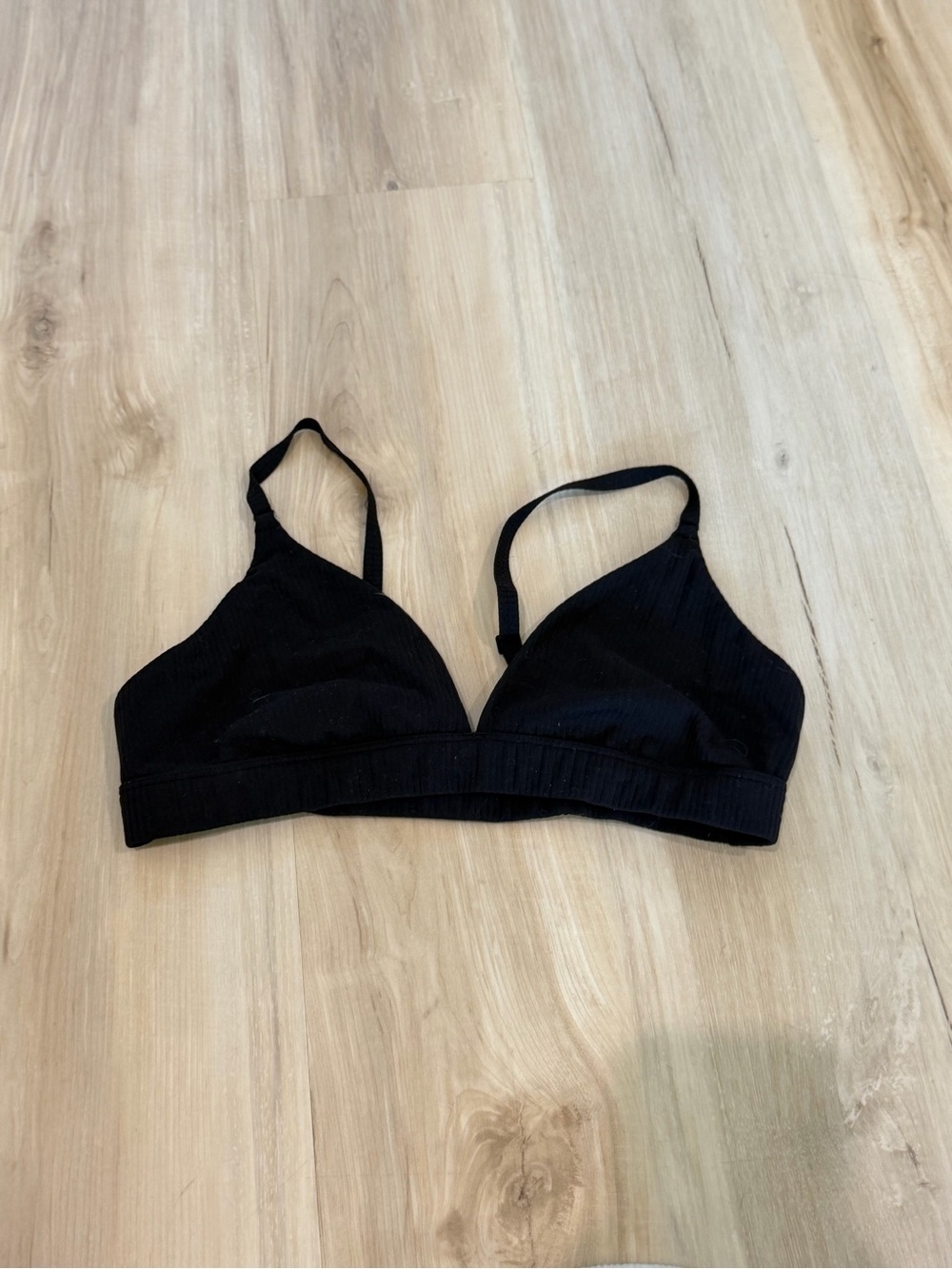 aerie Black Wireless Bralette Tank Top
